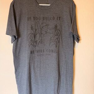 Men’s BASEBALLISM Field of Dreams If You Build It t shirt size large